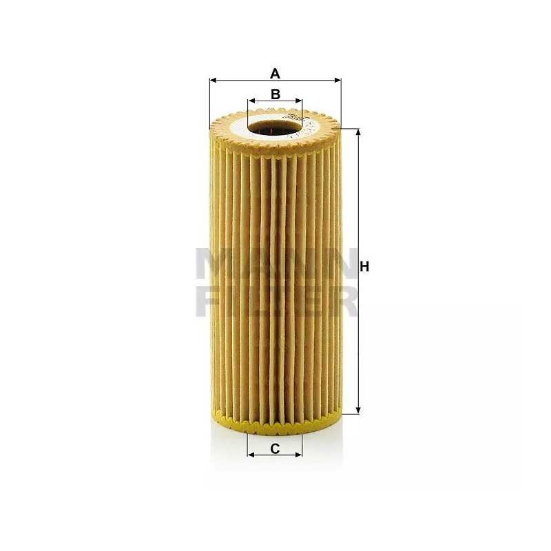 HU 615/3X MANN-FILTER alyvos filtras DB A-KLAS