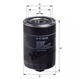 H17W01 Hengst alyvos filtras