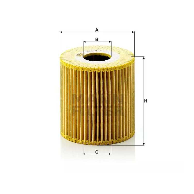 HU 819X MANN-FILTER ALYVOS FILTRAS VOLVO S40, S7