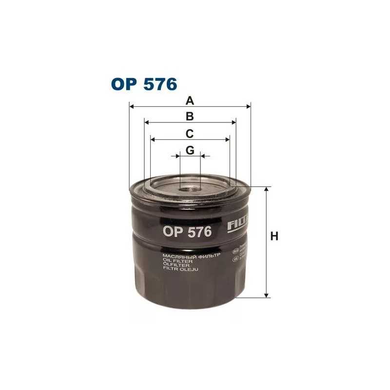 OP 576 FILTRON alyvos filtras