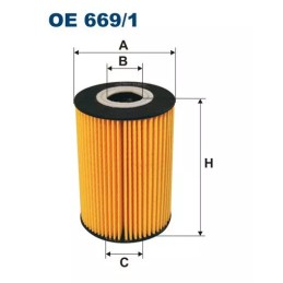 OE 669/1 FILTRON alyvos filtras