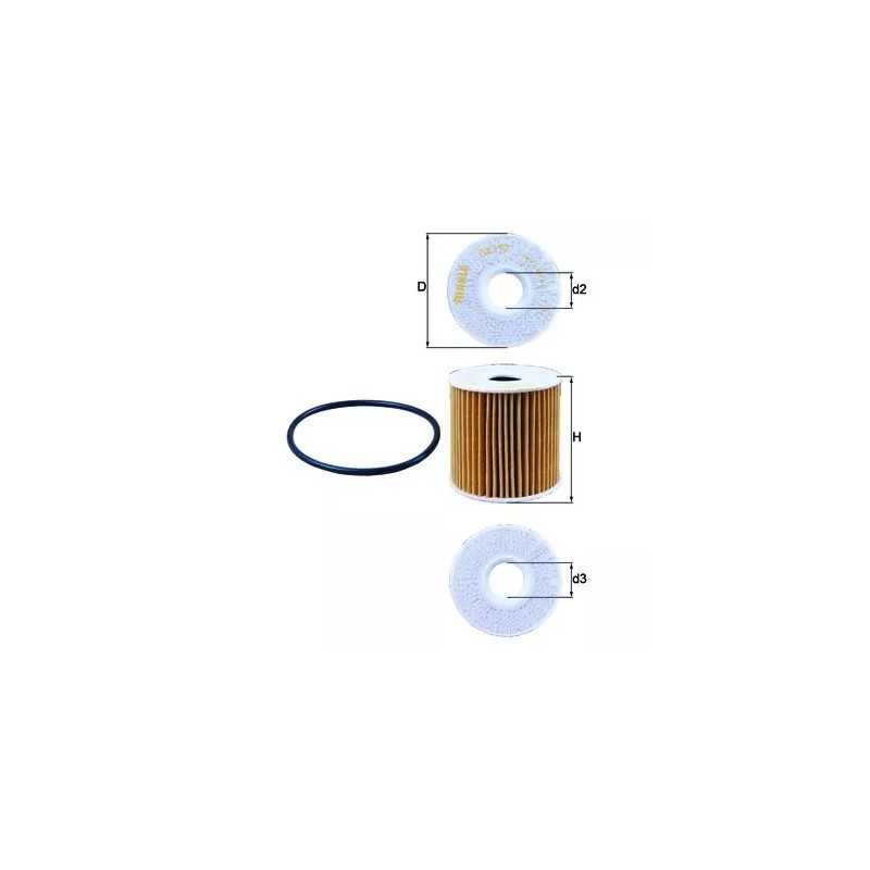 OX192D KNECHT alyvos filtras