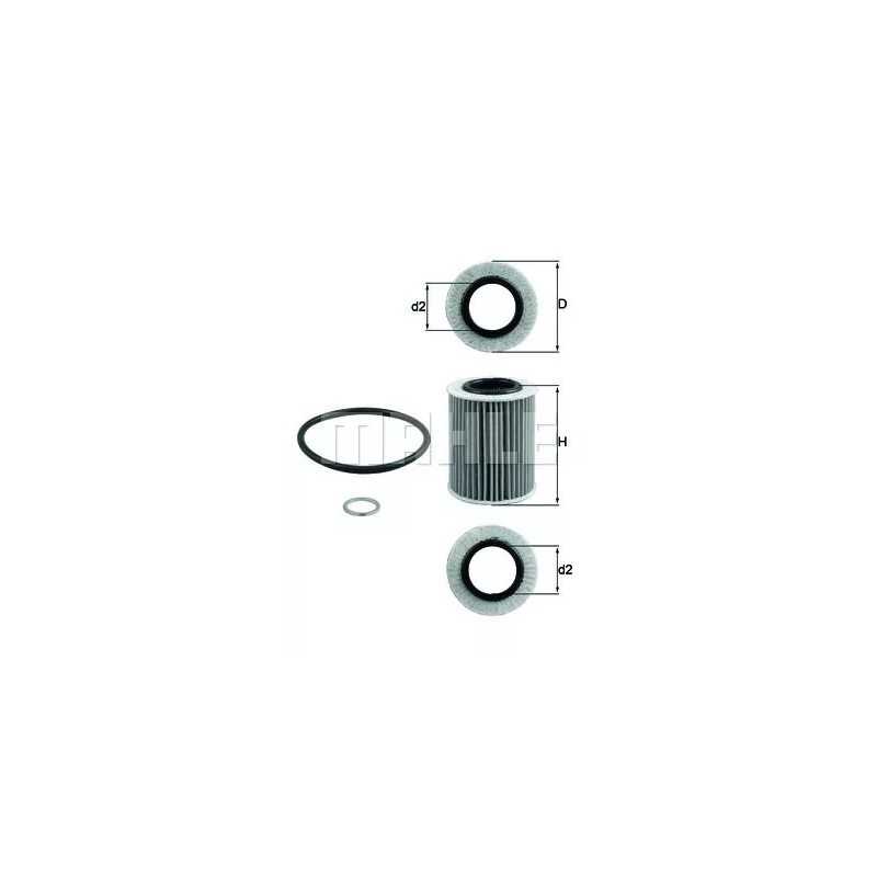 OX 825 D Eco Knecht alyvos filtras