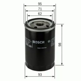 0986452024 BOSCH alyvos filtras