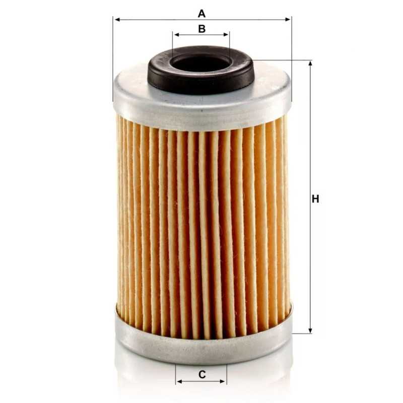 H 43/2 MANN-FILTER alyvos filtras