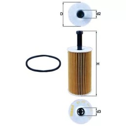 OX193D KNECHT alyvos filtras