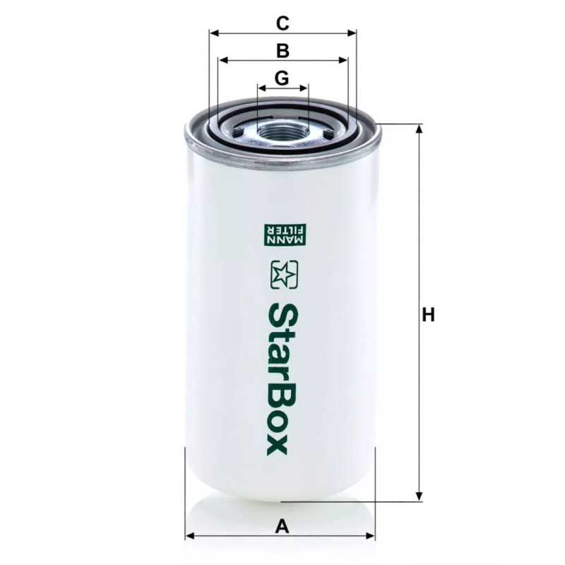 LB 950/20 MANN filtras SP kompresoriams, alyvos separatorius