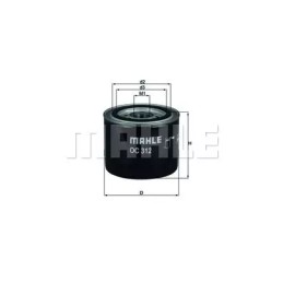 OC 312 Knecht alyvos filtras