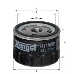 H11W01 Hengst alyvos filtras