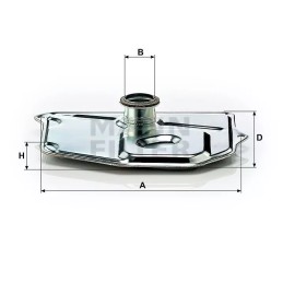 H 199/3 MANN-FILTER alyvos filtras automatinei pavarų dėžei