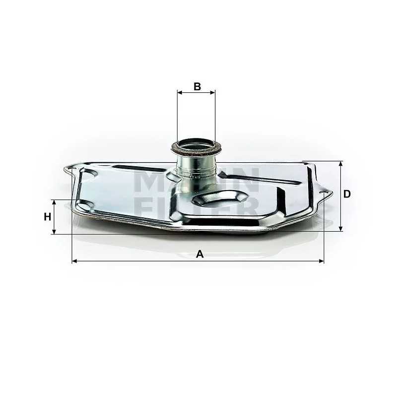 H 199/3 MANN-FILTER alyvos filtras automatinei pavarų dėžei