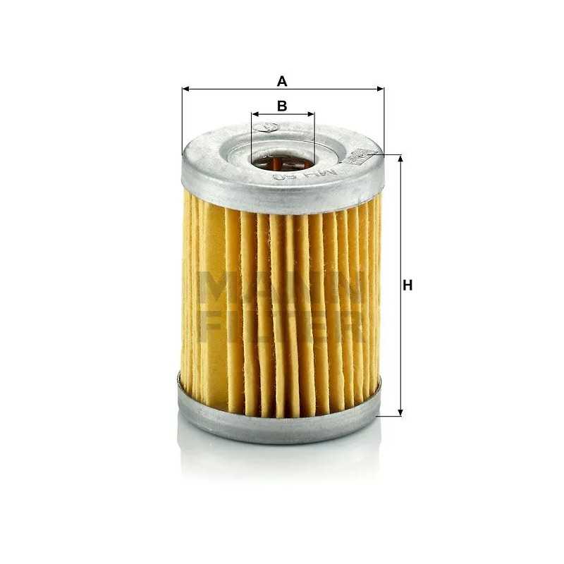 MH 50 MANN-FILTER alyvos filtras