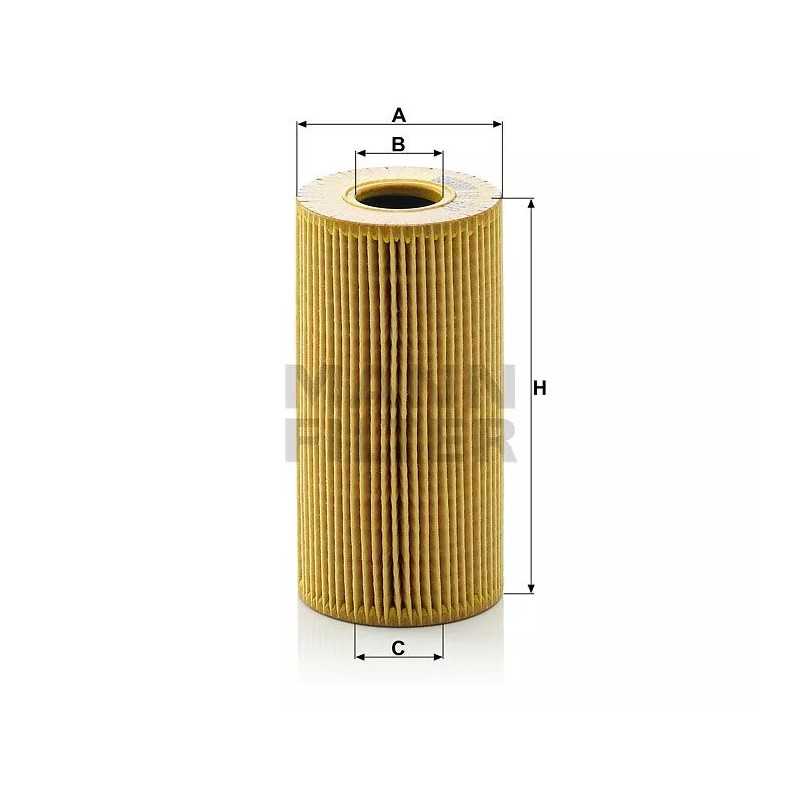 HU 618X MANN-FILTER alyvos filtras