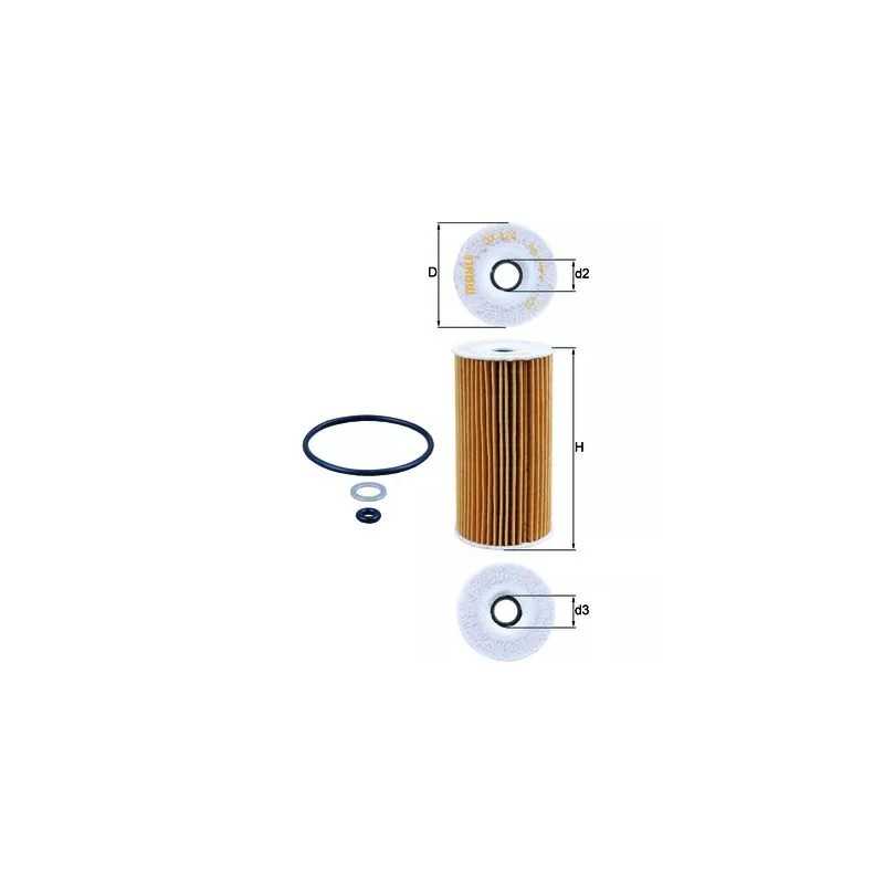 OX424D KNECHT alyvos filtras