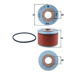 OX16D KNECHT alyvos filtras