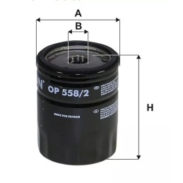 OP 558/2 FILTRON alyvos filtras