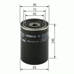 0986452001 BOSCH alyvos filtras