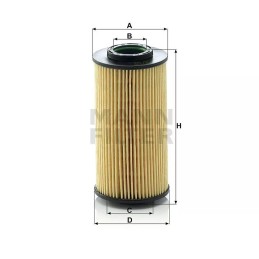 HU 712/10X MANN-FILTER alyvos filtras
