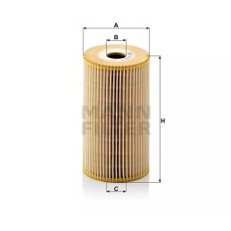 HU 932/4X MANN-FILTER alyvos filtras DB OM314