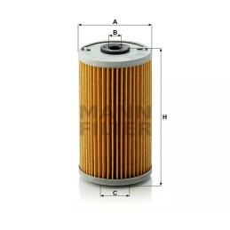 H 614X MANN-FILTER alyvos filtras DB W 123 80-85