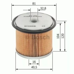 1457429165 BOSCH alyvos filtras
