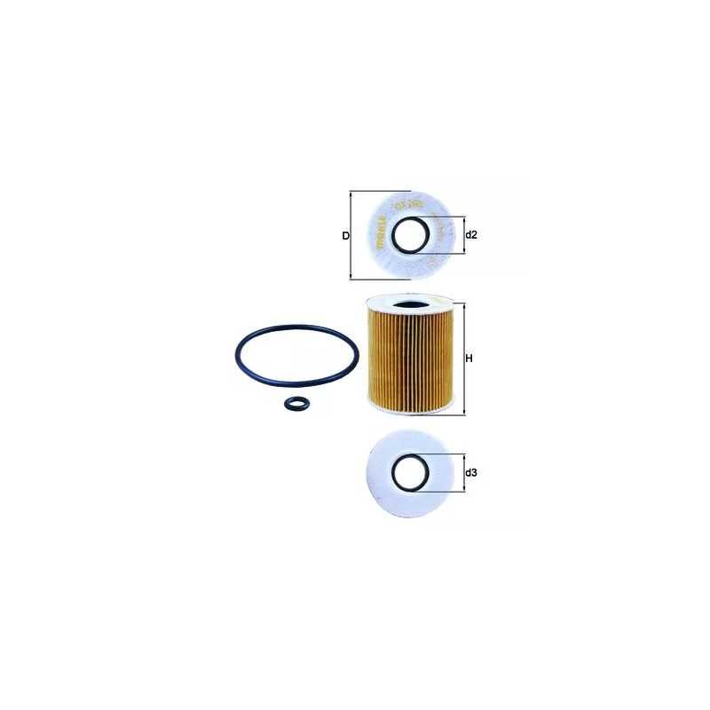 OX203D KNECHT alyvos filtras