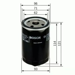 0451103028 BOSCH alyvos filtras