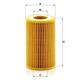 Manno alyvos filtras HU7011Y