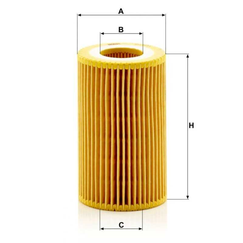 Manno alyvos filtras HU7011Y