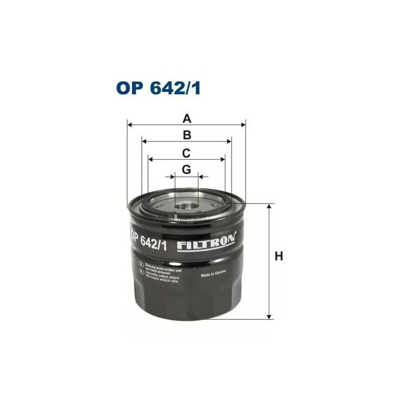 OP 642/1 FILTRON alyvos filtras
