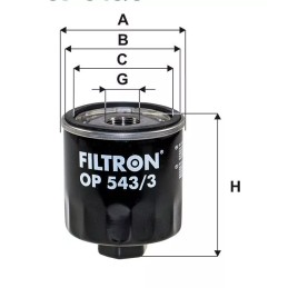 OP543/3 FILTRON alyvos filtras