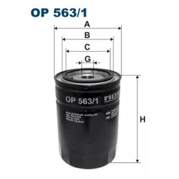 OP 563/1 FILTRON alyvos filtras