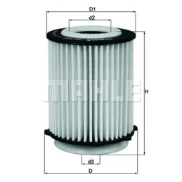 OX 982 D Eco Knecht alyvos filtras