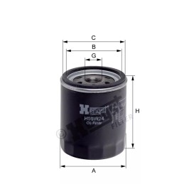 H90W24 Hengst alyvos filtras