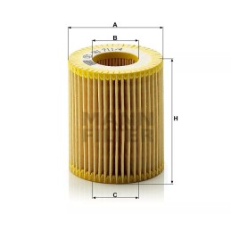 HU 711/4X MANN-FILTER ALYVOS FILTRAS OPEL ASTRA H SIGNUM