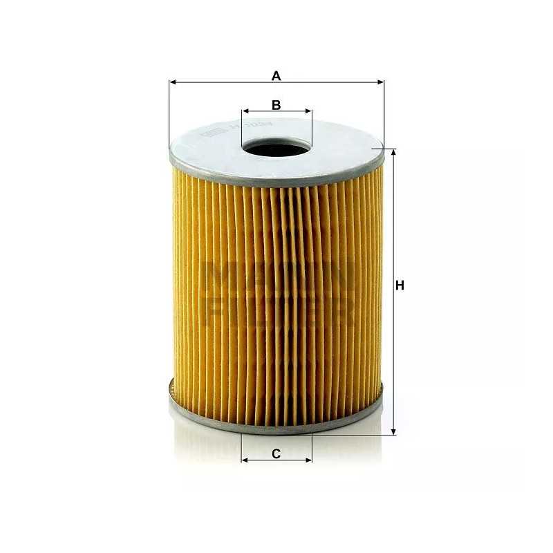H 1034 MANN-FILTER CITROEN alyvos filtras