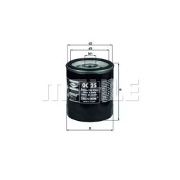 OC 25 Knecht alyvos filtras