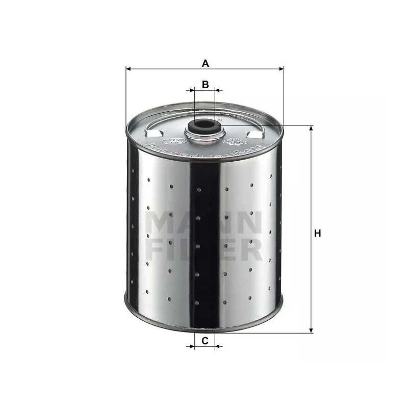 PF 1155 MANN-FILTER alyvos filtras DB 709-808D