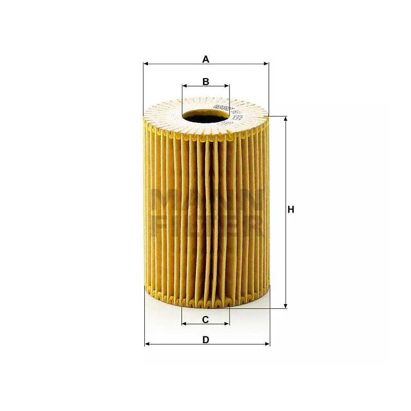 HU 825X MANN-FILTER ALYVOS FILTRAS NISSAN OPEL RENAULT