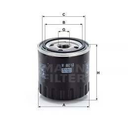 W 8013 MANN alyvos filtras