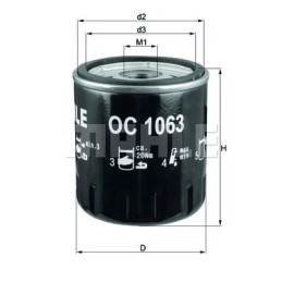 OC 1063 Knecht alyvos filtras