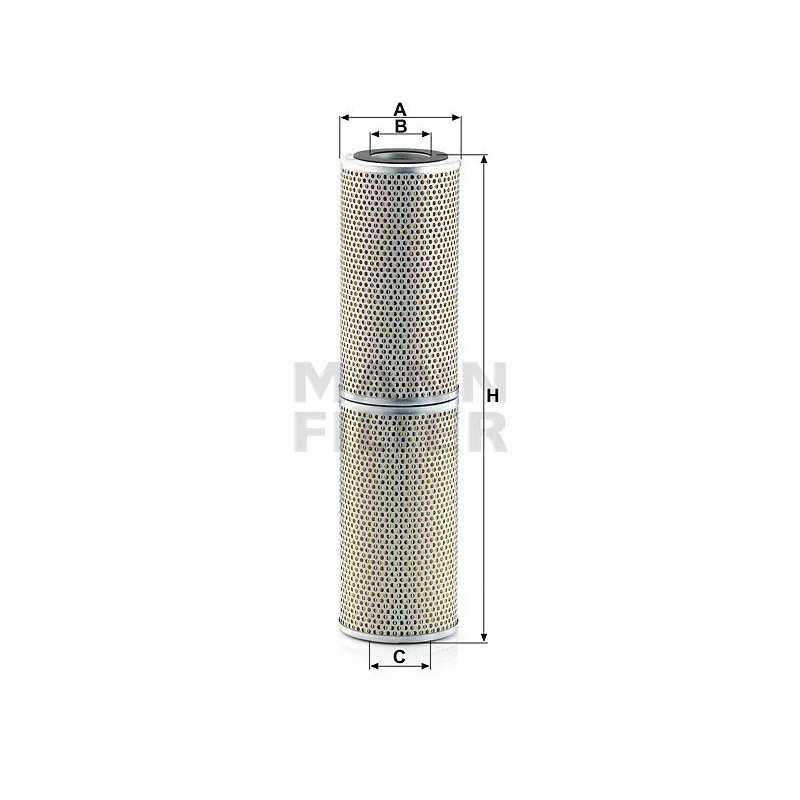 H 12225 MANN-FILTER alyvos filtras