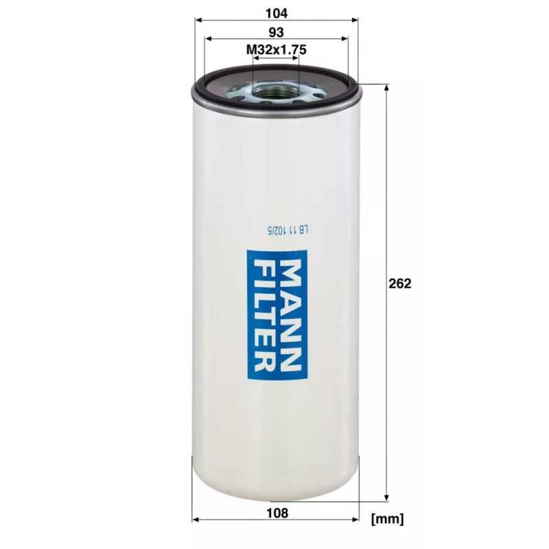 LB 11102/5 MANN filtras SP kompresoriams, alyvos separatorius