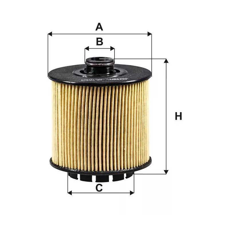OE662/5 Filtron alyvos filtras
