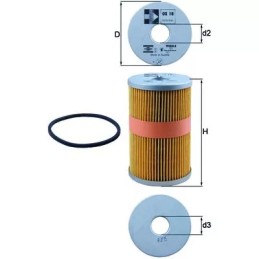 OX18D KNECHT alyvos filtras