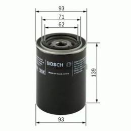 0451203194 BOSCH alyvos filtras