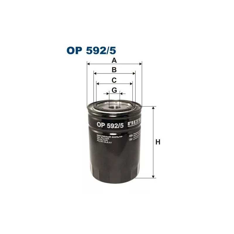 OP 592/5 FILTRON alyvos filtras