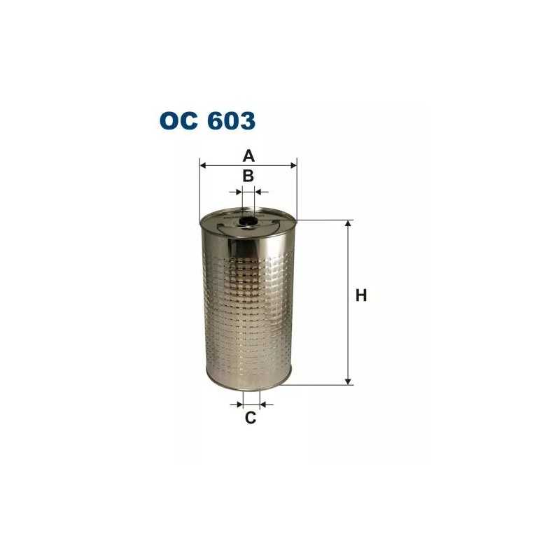 OC 603 FILTRON alyvos filtras