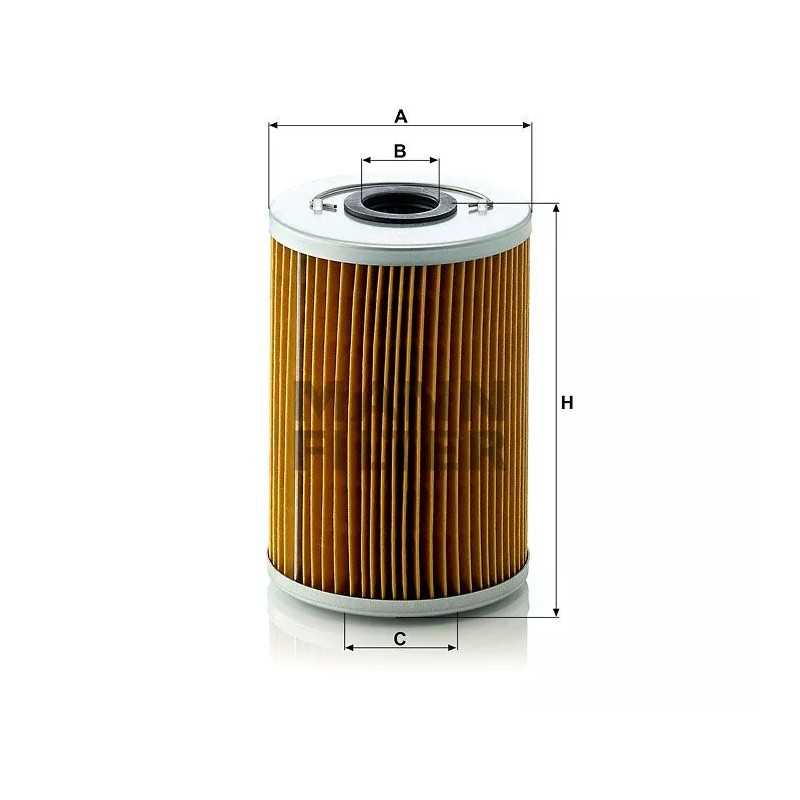 929X MANN-FILTER alyvos filtras DB W 126 2