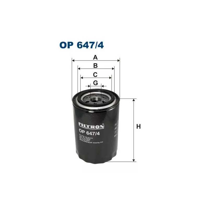 OP 647/4 FILTRON alyvos filtras